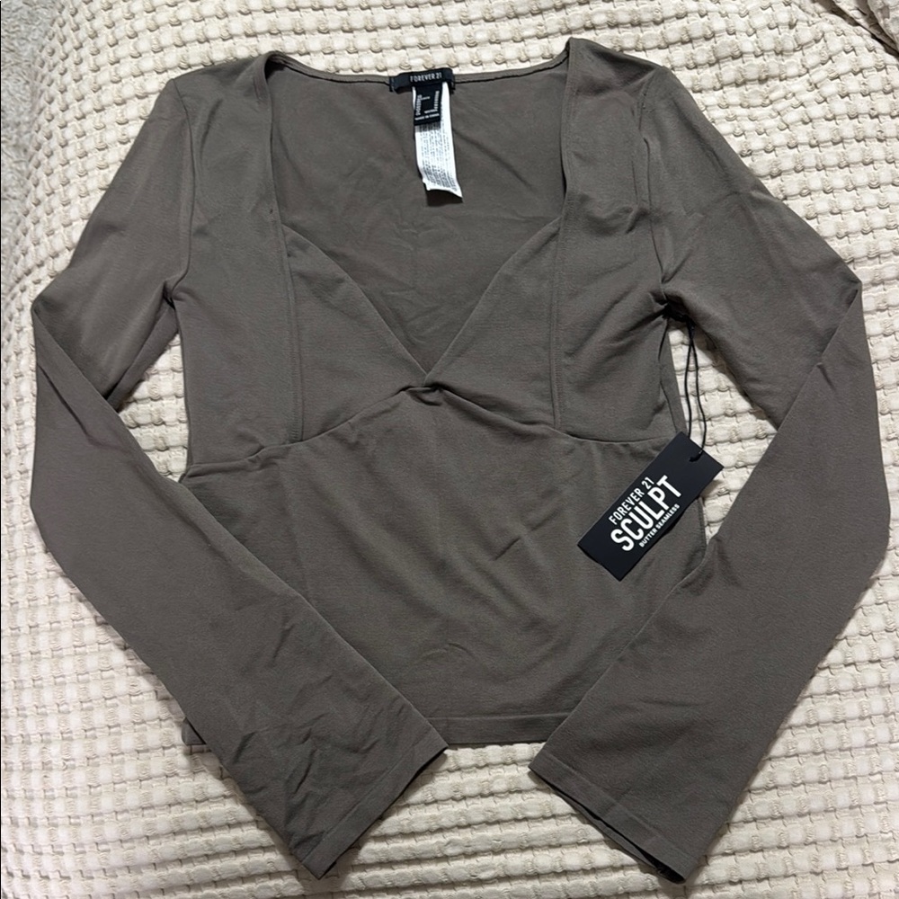 Forever 21 Women's Brown Top